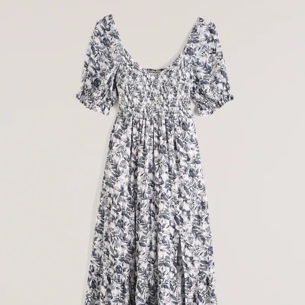 Abercrombie Brand New Without Tags Blue Midi Dress